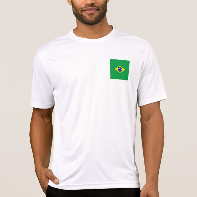 Brasilien-Flagge T-Shirt (Vorderseite)