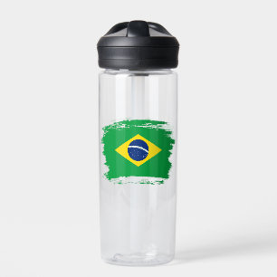 Brasilien-Flagge Trinkflasche