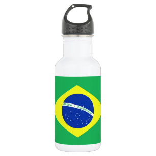 Brasilien-Flagge Trinkflasche