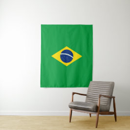 Brasilien-Flagge Wandteppich