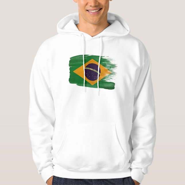Brasilien-FlaggeHoodie Hoodie (Vorderseite)
