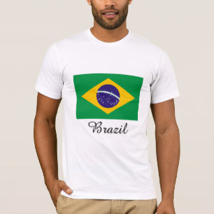 Brasilien-Flaggen-Entwurf T-Shirt
