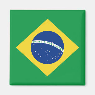 Brasilien-Flaggen-Magnet Magnet