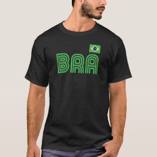 Brasilien Flaggen Retro Internationales Land Brasi T-Shirt