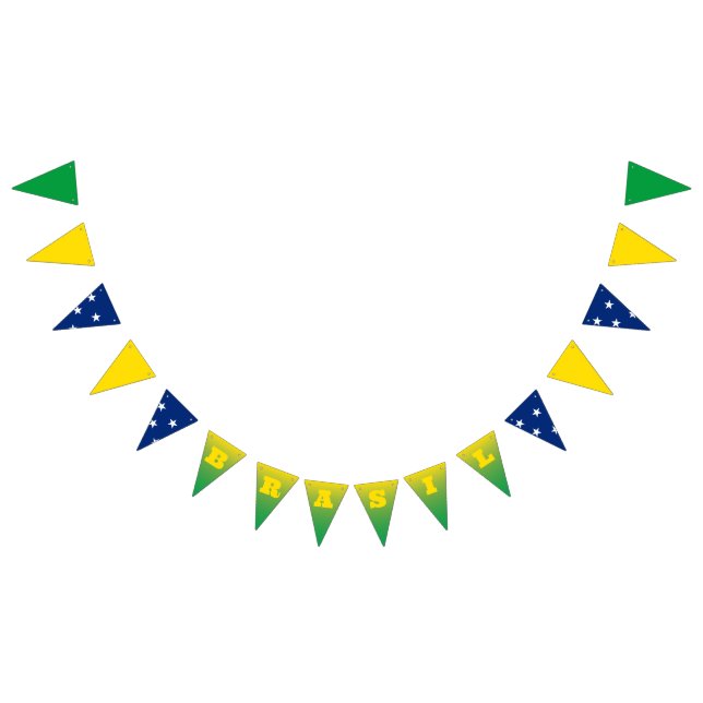 Brasilien Flaggenbanner Wimpelkette (Alle)