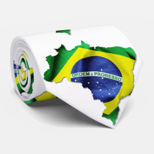 Brasilien Flaggenstaat Krawatte