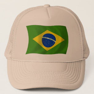 Brasilien-FlagHat Truckerkappe