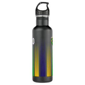 Brasilien Fußball Jersey Brasilien 10 Fußball Fan Edelstahlflasche