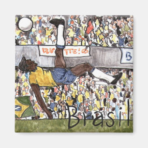 Brasilien-Fußball-Magnet Magnet