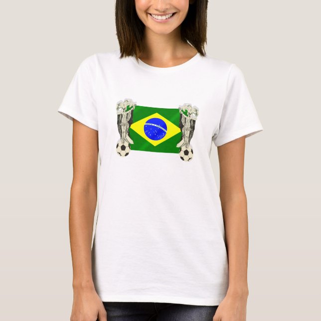 Brasilien-Fußball T-Shirt (Vorderseite)