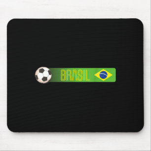Brasilien Fußballtrikot Hemd Brasilien Fußball Ges Mousepad