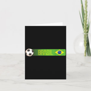 Brasilien Fußballtrikot Shirt Brasilien Fußball Ge Karte