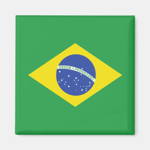 Brasilien Hochwertige Flagge Magnet