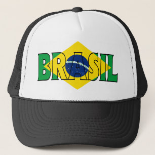 Brasilien-Hut Truckerkappe