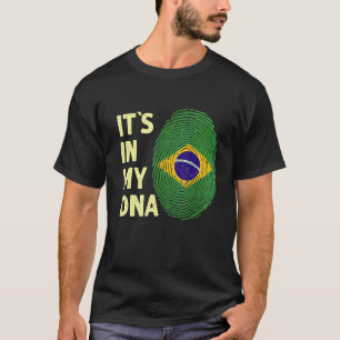 Brasilien in meiner DNA Brazilian Flag Team Brasil T-Shirt