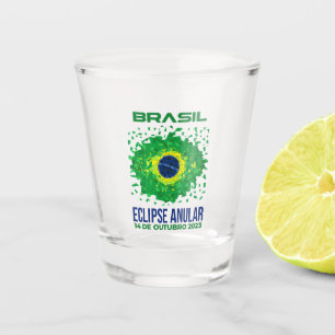 Brasilien Jährliches Eclipse-Shot-Glas Schnapsglas