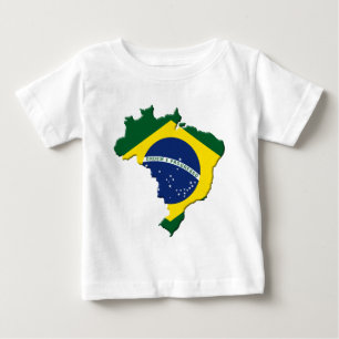 Brasilien-Karte Baby T-shirt