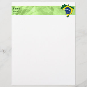 Brasilien-Karte Briefkopf