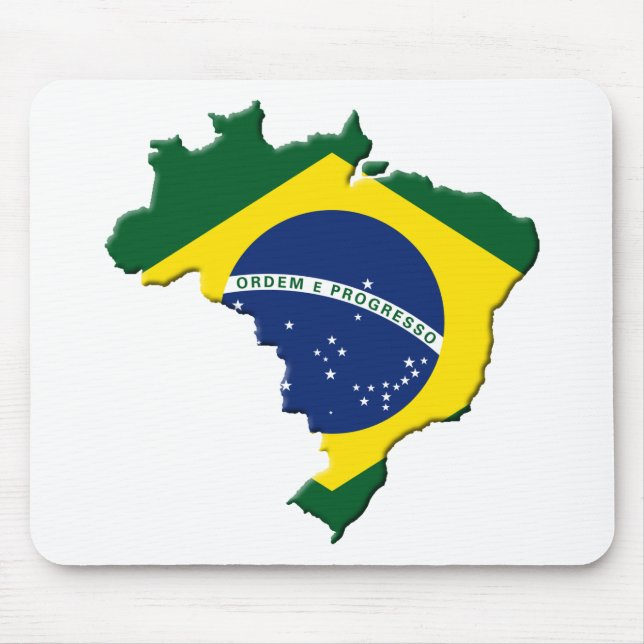 Brasilien-Karte Mousepad (Vorne)