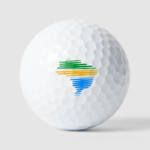 Brasilien kartografiert Grenze mit brasilianischen Golfball