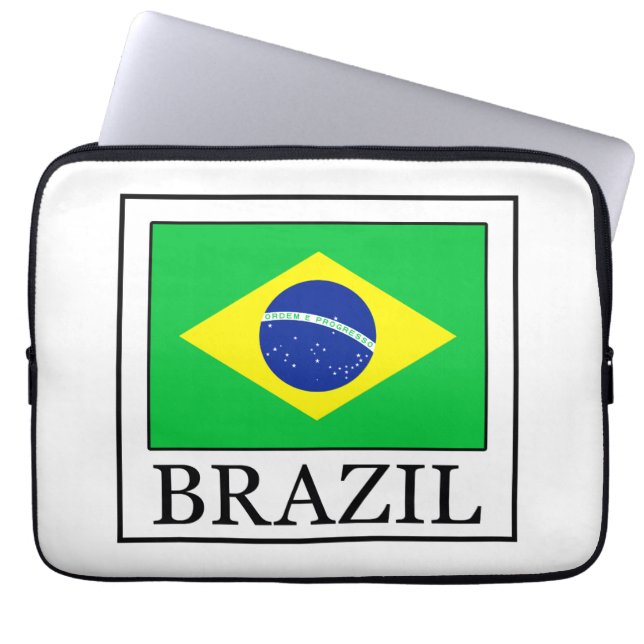Brasilien Laptopschutzhülle (Vorderseite)