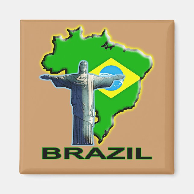 Brasilien Magnet (Vorne)