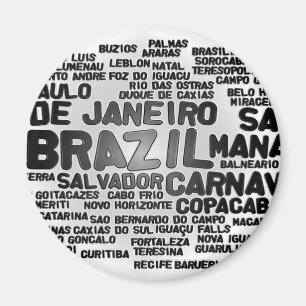 Brasilien-Magnet Magnet