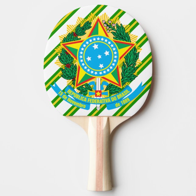 Brasilien-Mantelarme Tischtennis Schläger (Vorderseite)