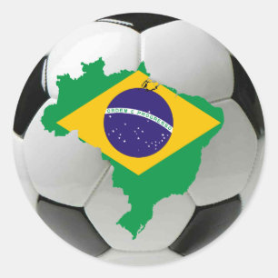 Brasilien-Nationalmannschaft Runder Aufkleber