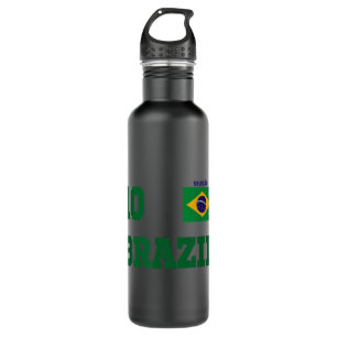 Brasilien Nr. 10 - Jersey Style - Seleção Edelstahlflasche