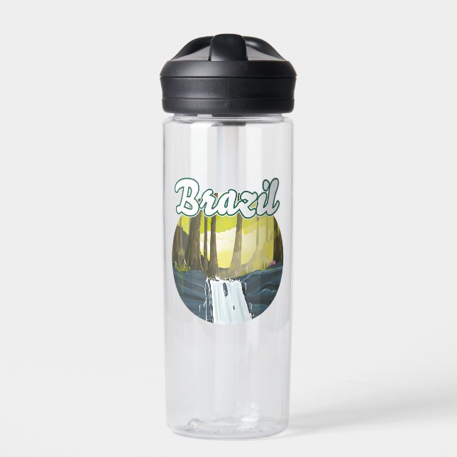 Brasilien - Rainforest Logo Trinkflasche (Vorderseite)