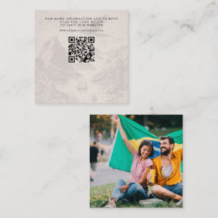 Brasilien Reisepass Hochzeit QR Begleitkarte
