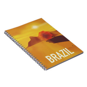 Brasilien Reiseplakat Notizblock