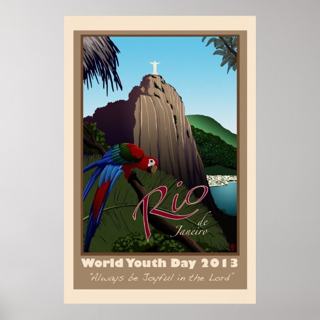Brasilien-Reiseposter Poster (Vorne)