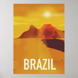 Brasilien-Reiseposter Poster