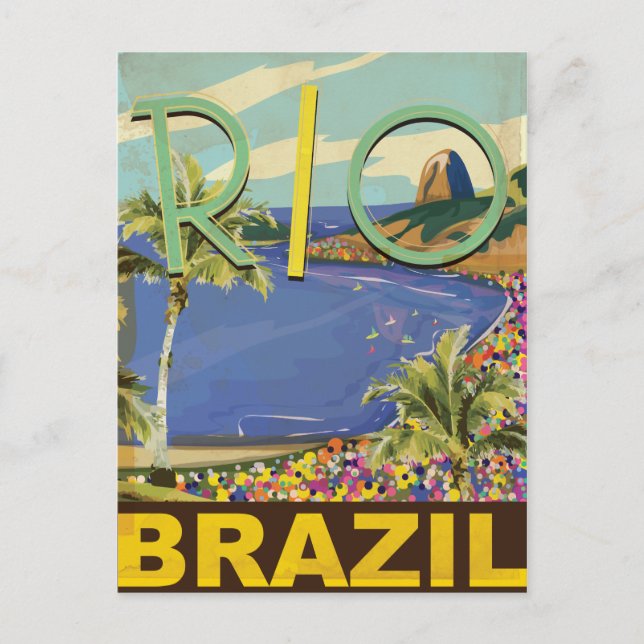 Brasilien - Rio De Janeiro Postkarte (Vorderseite)