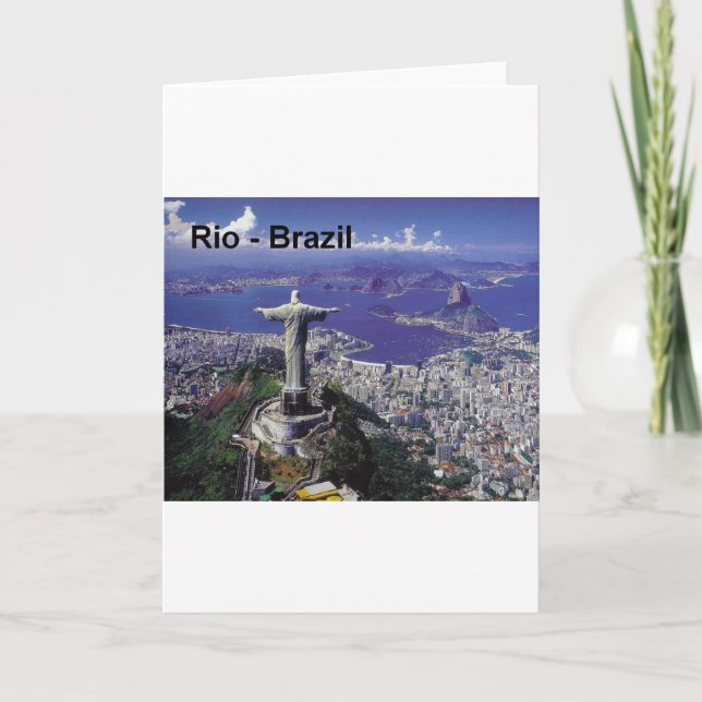 Brasilien Rio de Janeiro (St.K.) Karte (Vorderseite)