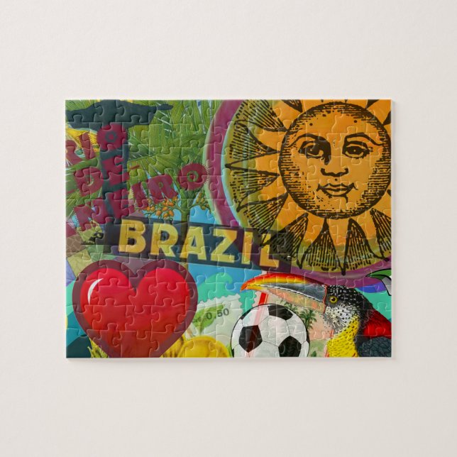 Brasilien Rio de Janiero Sun Reisen Farbenfrohe Ku (Horizontal)