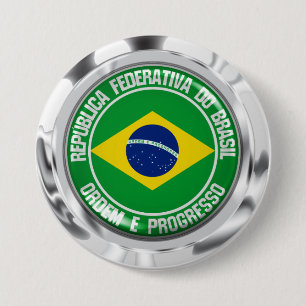 Brasilien-Runde Button