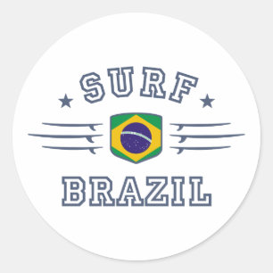 Brasilien Runder Aufkleber