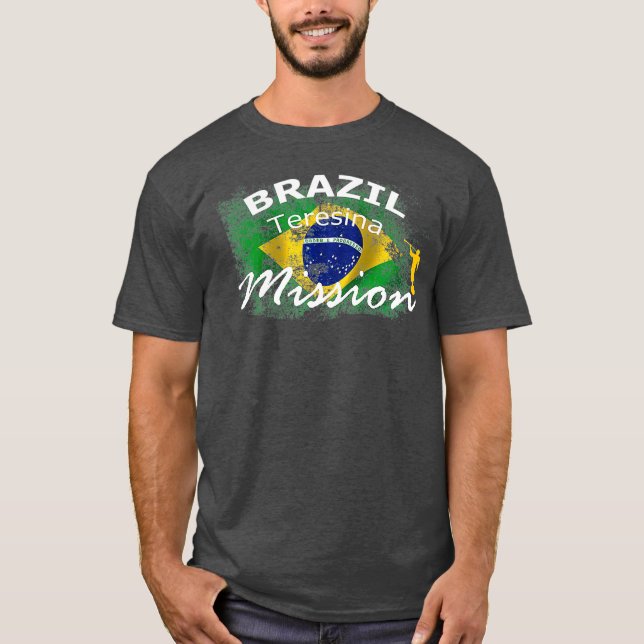 Brasilien Teresina Mormon LDS Mission T-Shirt (Vorderseite)