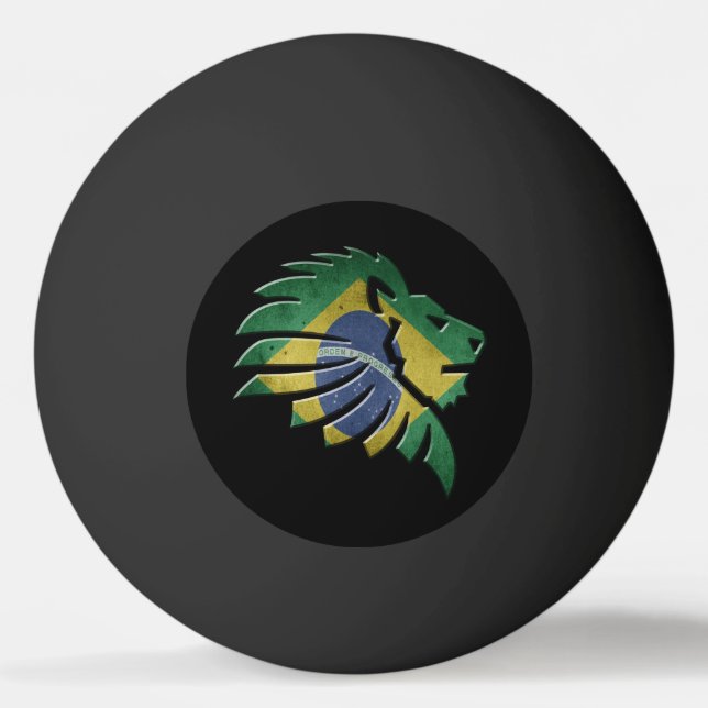 Brasilien Tischtennisball (Vorderseite)