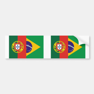 Brasilien und Portugal, Kreuzungen Autoaufkleber