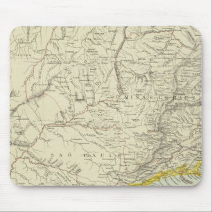 Brasilien und Uruguay Mousepad