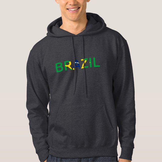 Brasilien unterzeichnet Sweatshirt (Vorderseite)