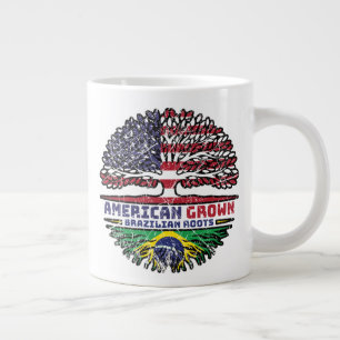Brasilien USA USA USA Staaten Jumbo-Tasse