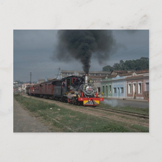 Brasilien, VFCO-Schmalspur 2-8-0 Postkarte (Vorderseite)