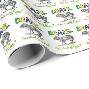 Brasilien - Was ist nicht zu Liebe Brasil Zitat Geschenkpapier