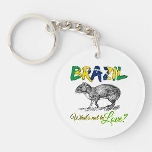 Brasilien - Was ist nicht zu Liebe Brasil Zitat Schlüsselanhänger