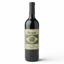 Brasilien Weinetikett